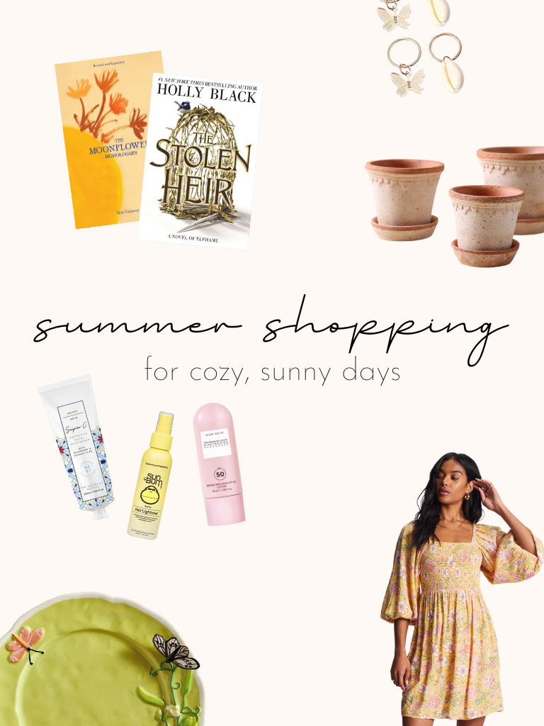 Summer shopping for cozy, sunny days